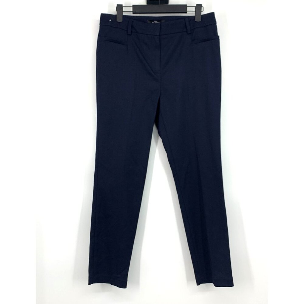 NEXT Tailoring Dress Pants Navy Blue Slim Straight Ankle